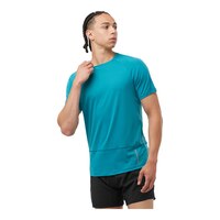 Salomon Men's Cross Run T-Shirt Front_Three_Fourths_Angled_Left