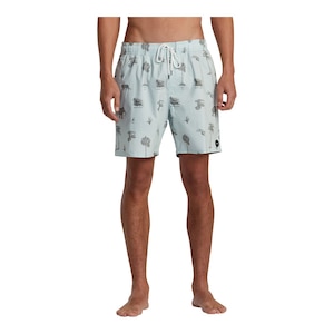 RVCA Men's Barnes Elastic 17 Inch Volley Shorts