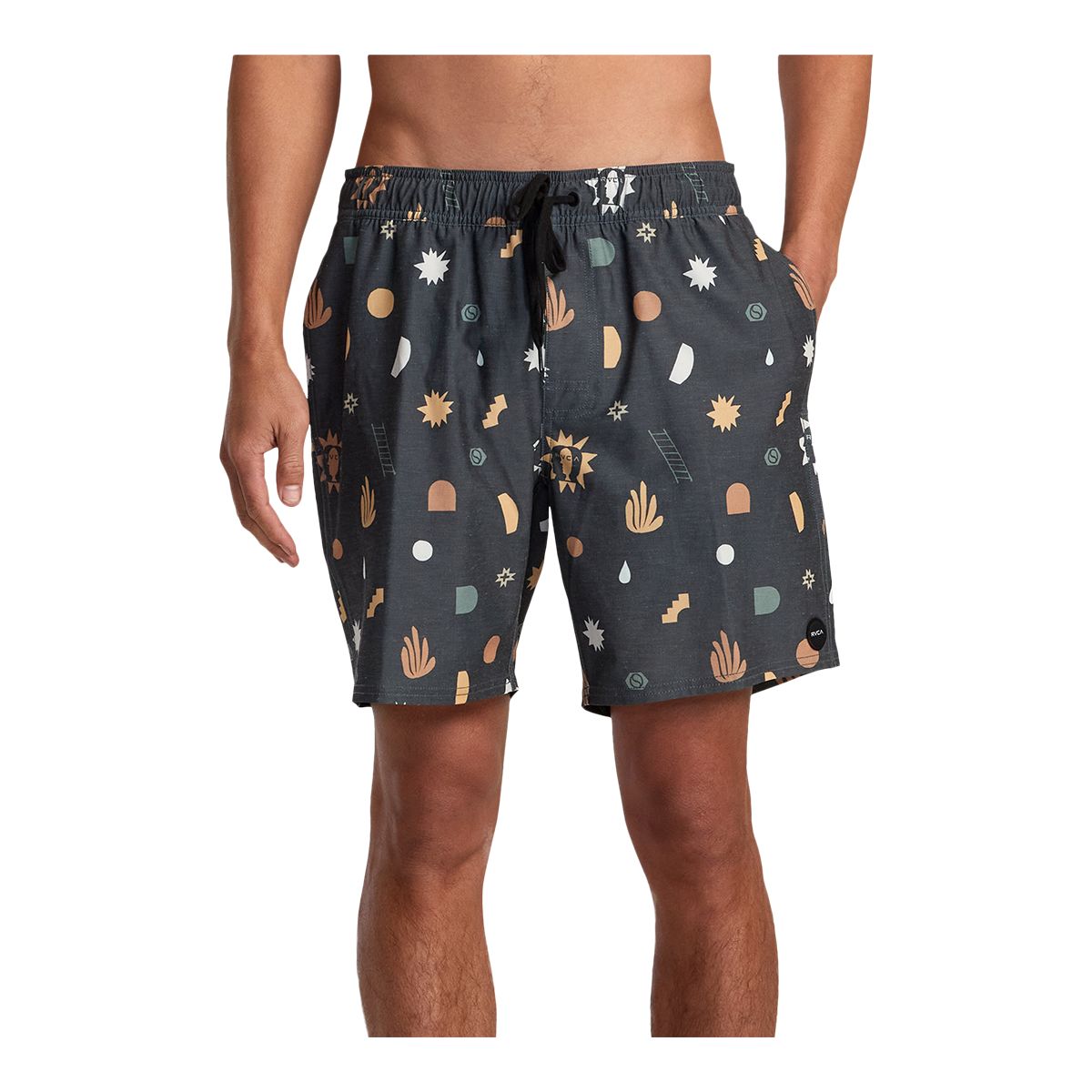 RVCA Men's Atlas Elastic 17 Inch Volley Shorts