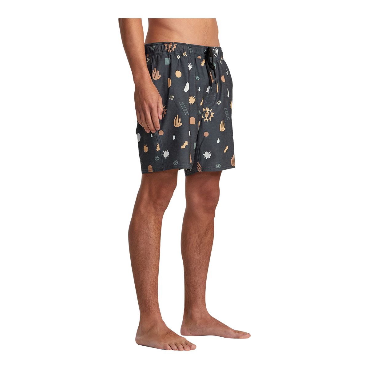 RVCA Men's Atlas Elastic 17 Inch Volley Shorts
