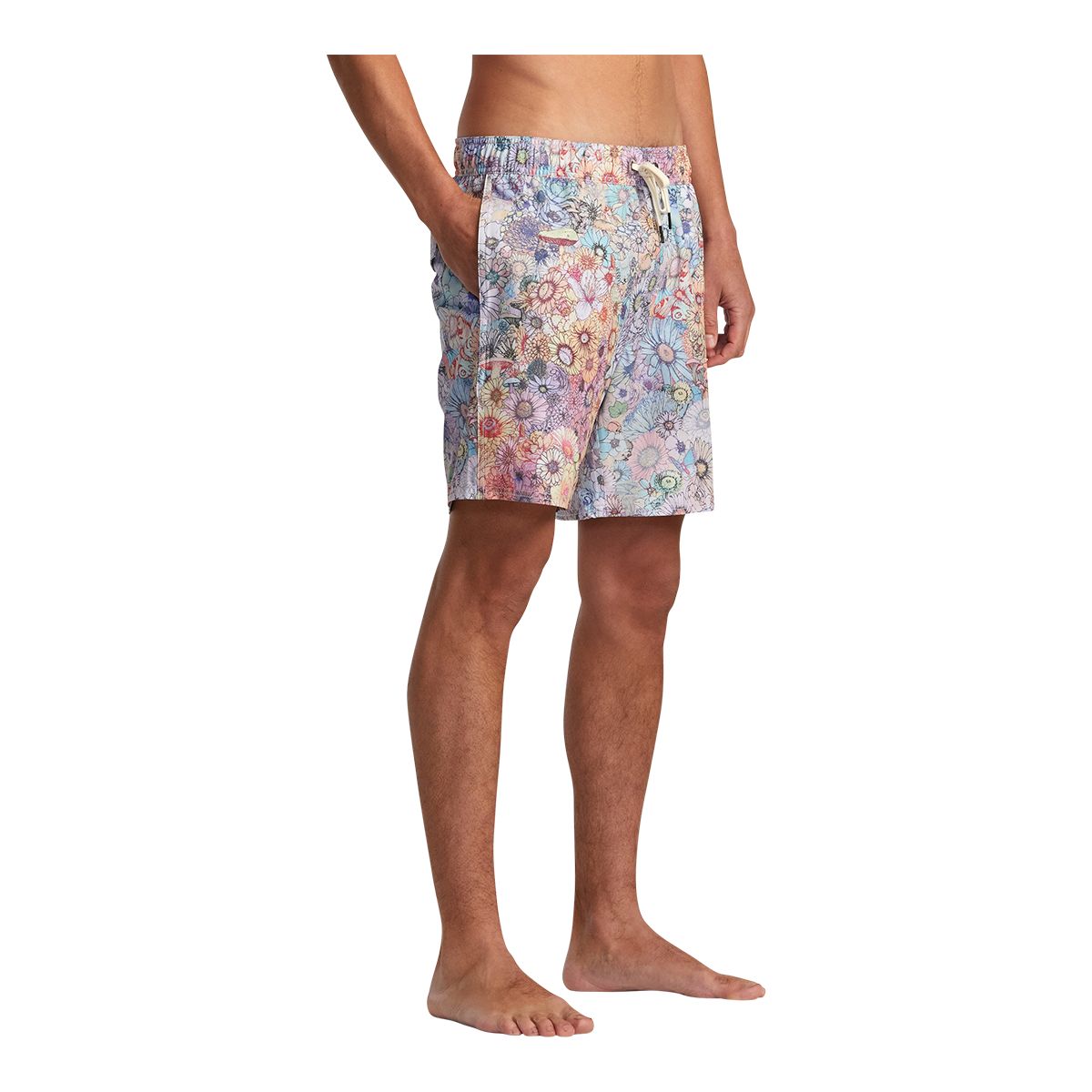 RVCA Men's Sage Elastic Hemp 17 Inch Volley Shorts