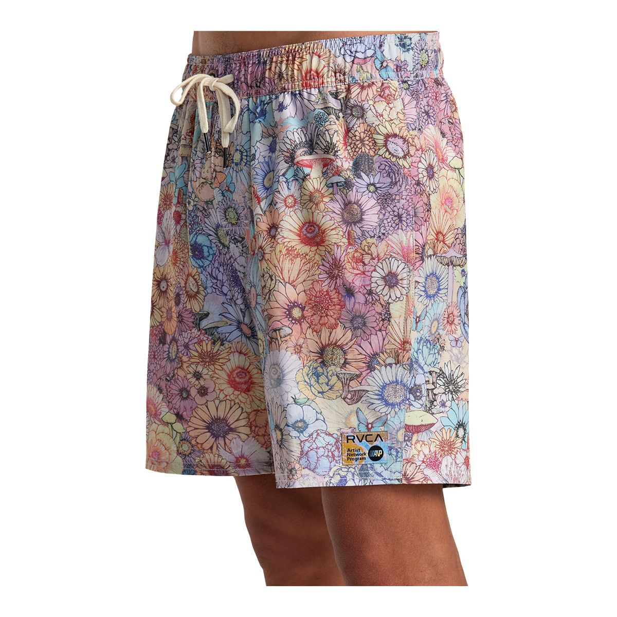 RVCA Men's Sage Elastic Hemp 17 Inch Volley Shorts