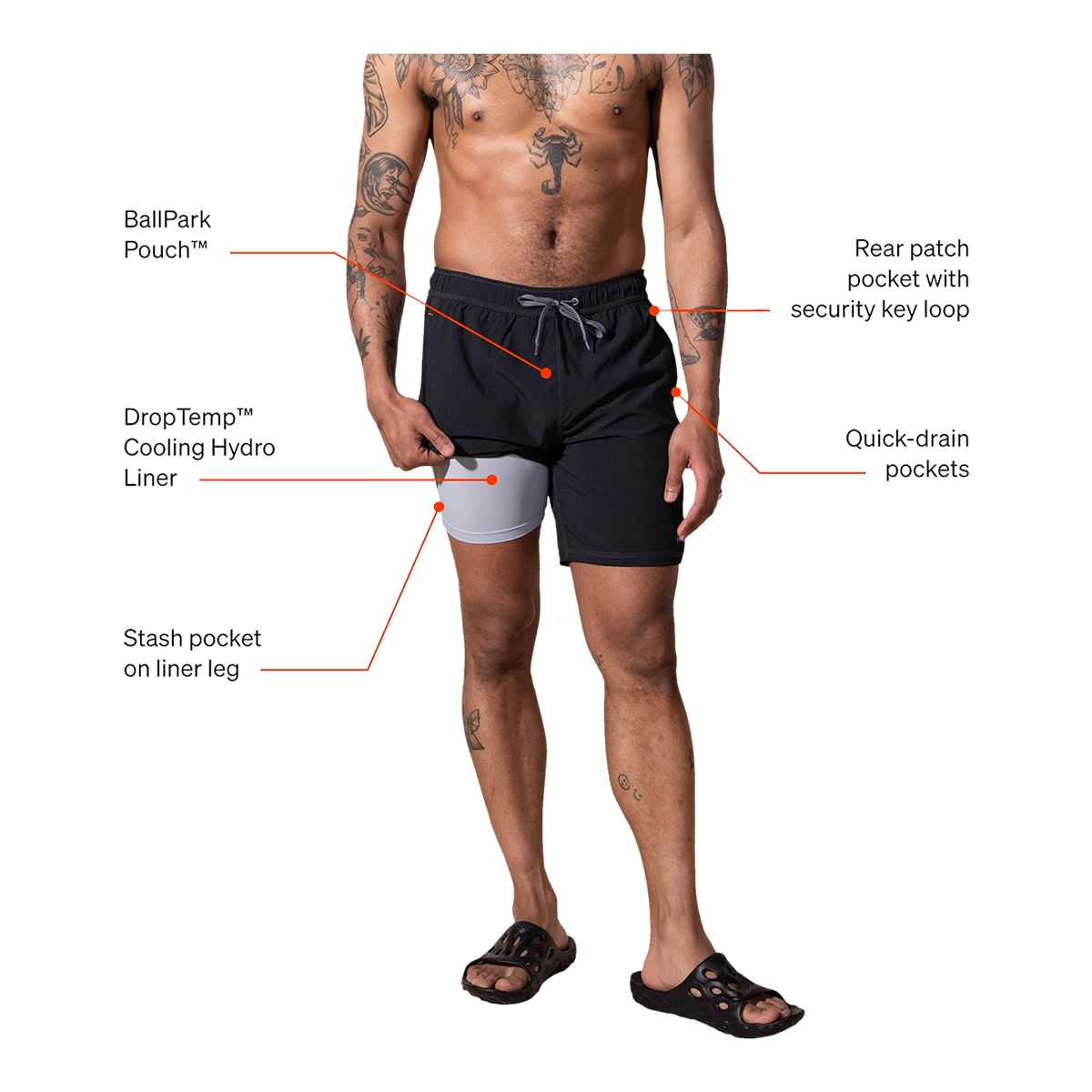 Saxx Men's Oh Buoy 7 Inch Volley Shorts