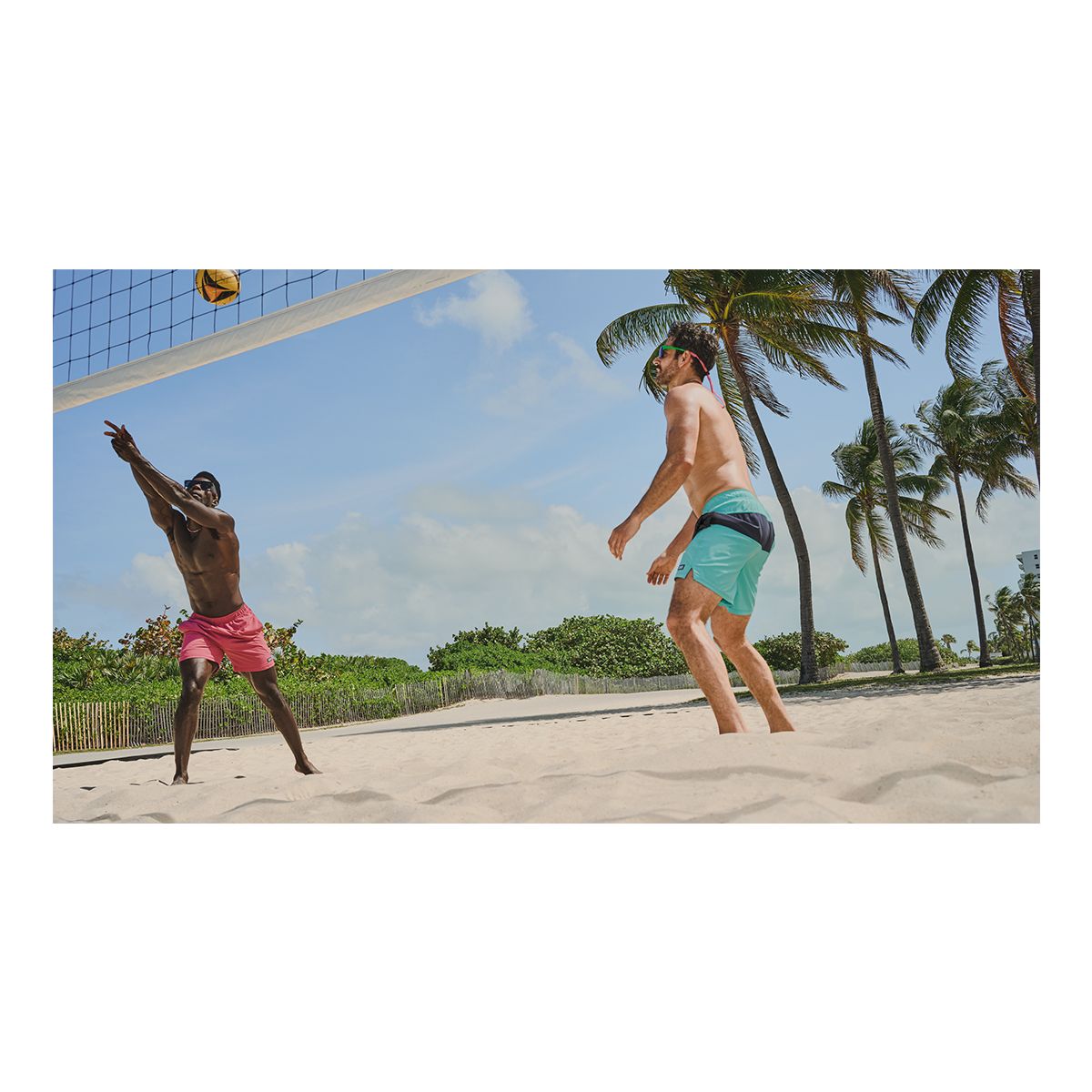 Saxx Men's Go Coastal 2 in 1 5 Inch Volley Shorts