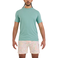 SAXX Men's Droptemp Moisture-Wicking Cotton T-shirt Front_Flat