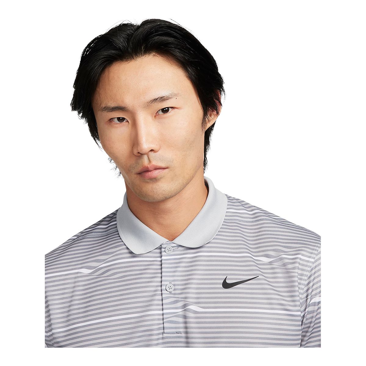 Nike Men's Dri-FIT Victory + Ripple Golf Polo T Shirt