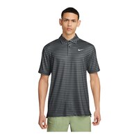 Nike Men's Dri-FIT Tour Micro Print Golf Polo T Shirt Front_Flat