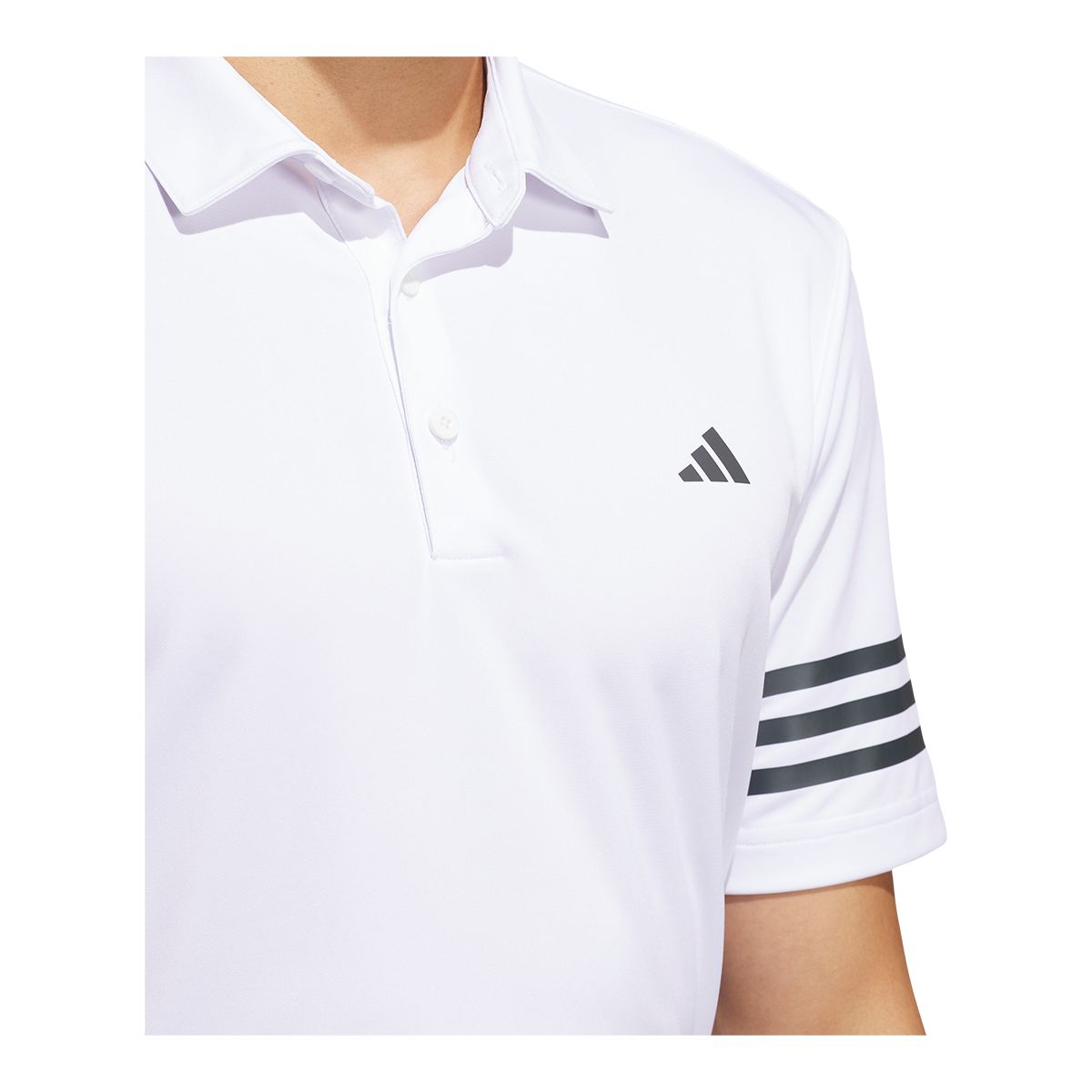 adidas Golf Men's Core 3 Stripe Polo