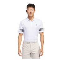 adidas Golf Men's Core 3 Stripe Polo
