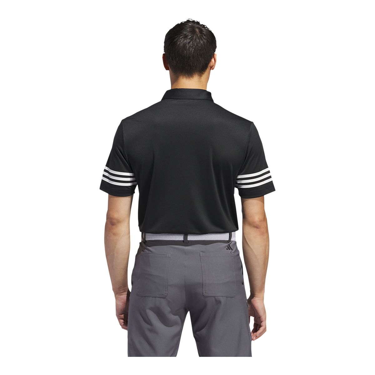 adidas Golf Men's Core 3 Stripe Polo