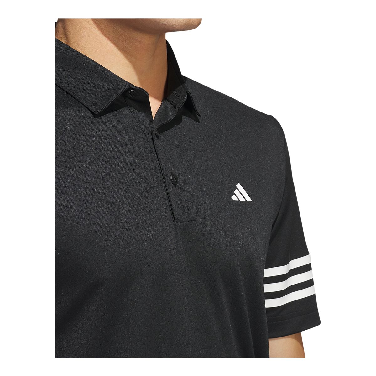 adidas Golf Men's Core 3 Stripe Polo