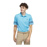 adidas Golf Men's Core 3-Stripe Polo T Shirt Front_Flat