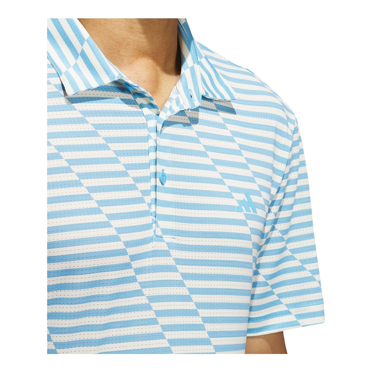 adidas Golf Men's Mesh Print Polo