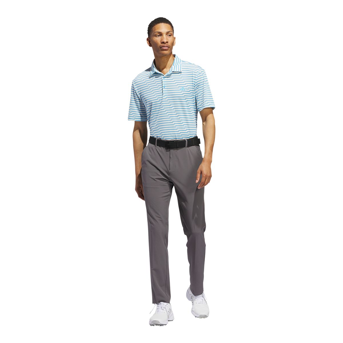 adidas Golf Men's Mesh Print Polo