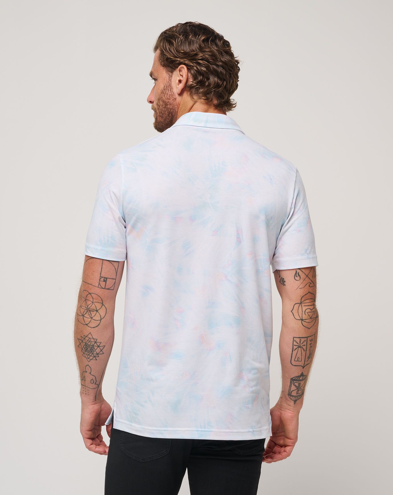 TravisMathew Men's All Tied Up Golf Polo Shirt