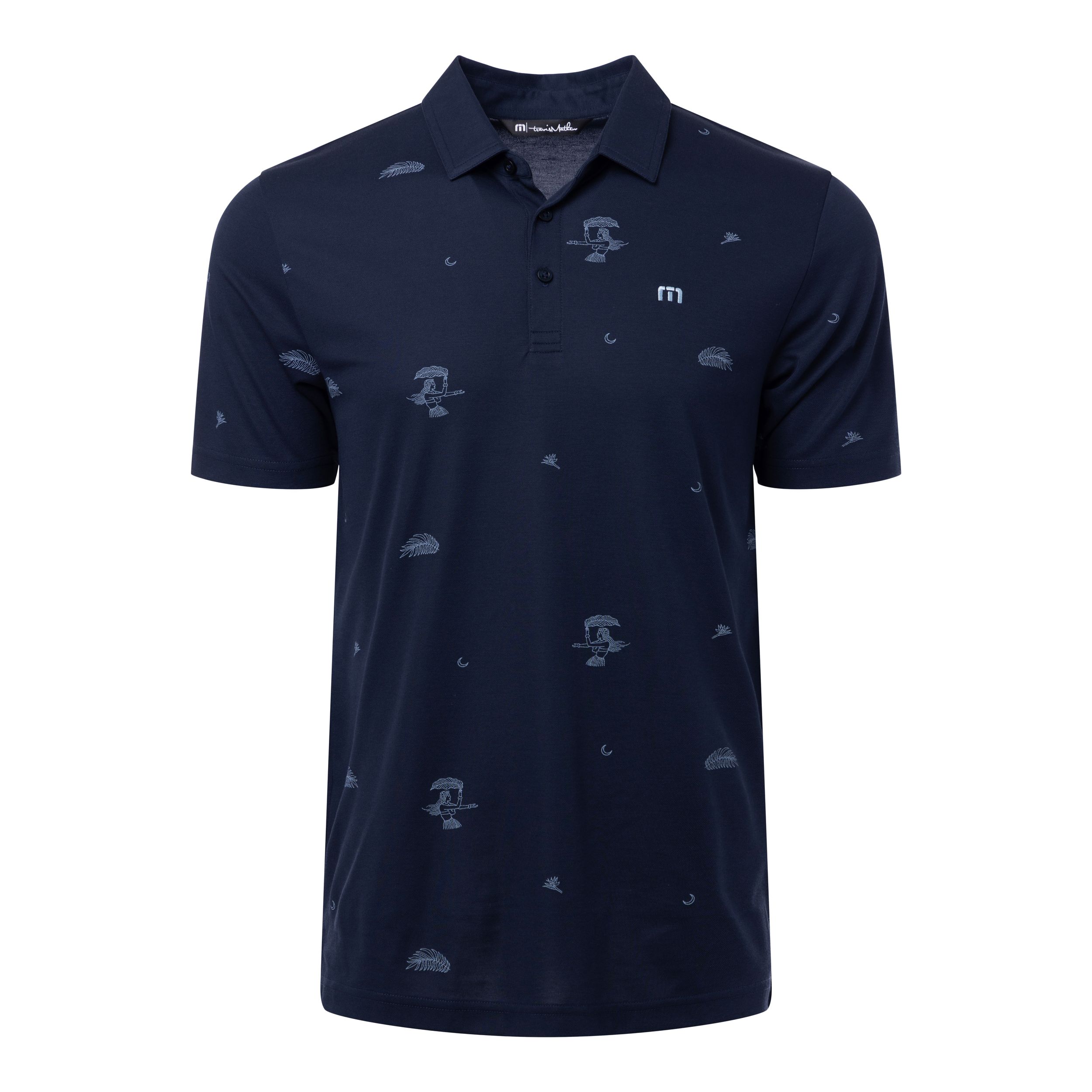 TravisMathew Men's Beach Creature Golf Polo Shirt