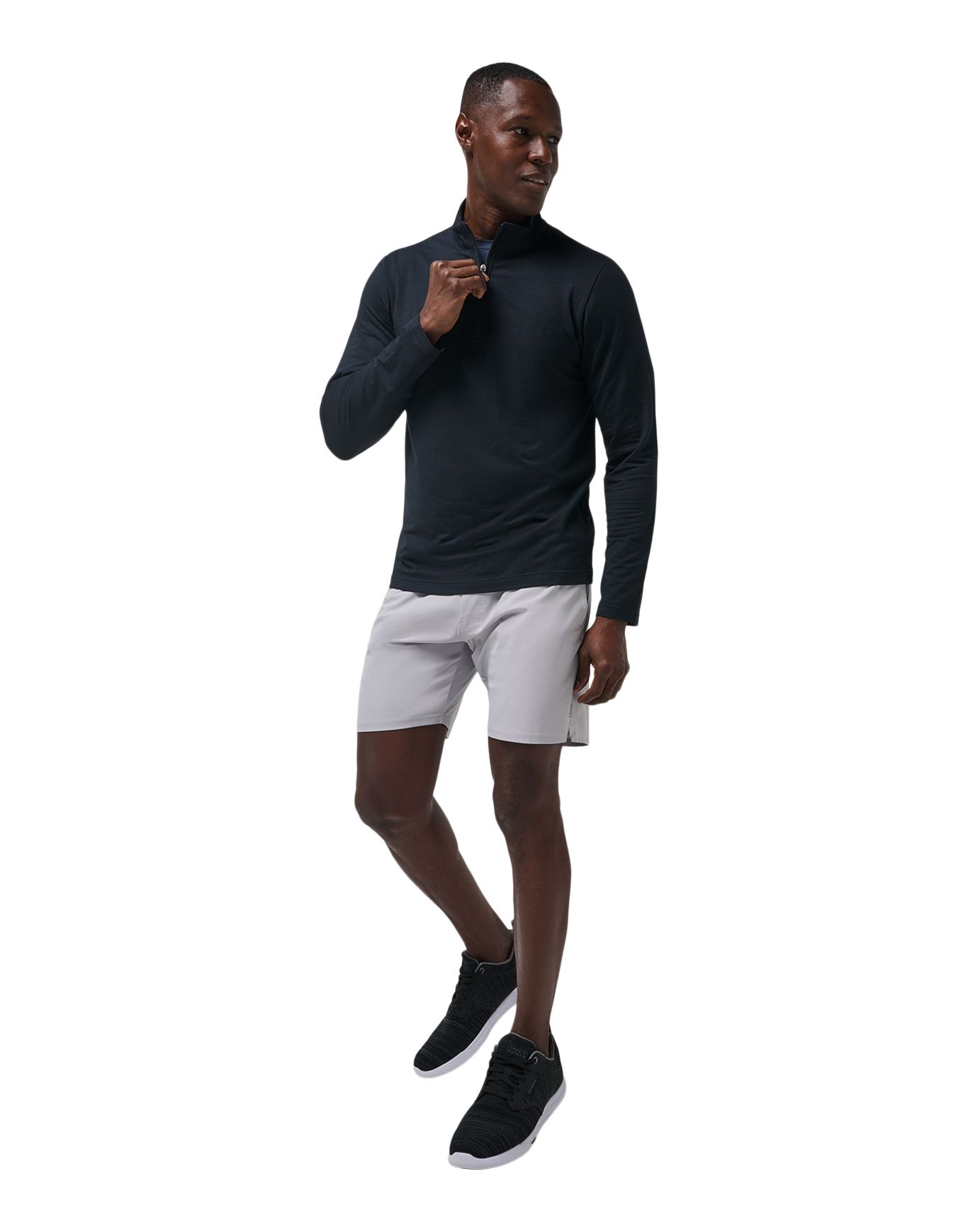 TravisMathew Men's The Heater 1/4 Zip Golf Pullover