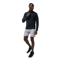 TravisMathew Men's The Heater 1/4 Zip Golf Pullover Front_Three_Fourths_Angled_Left