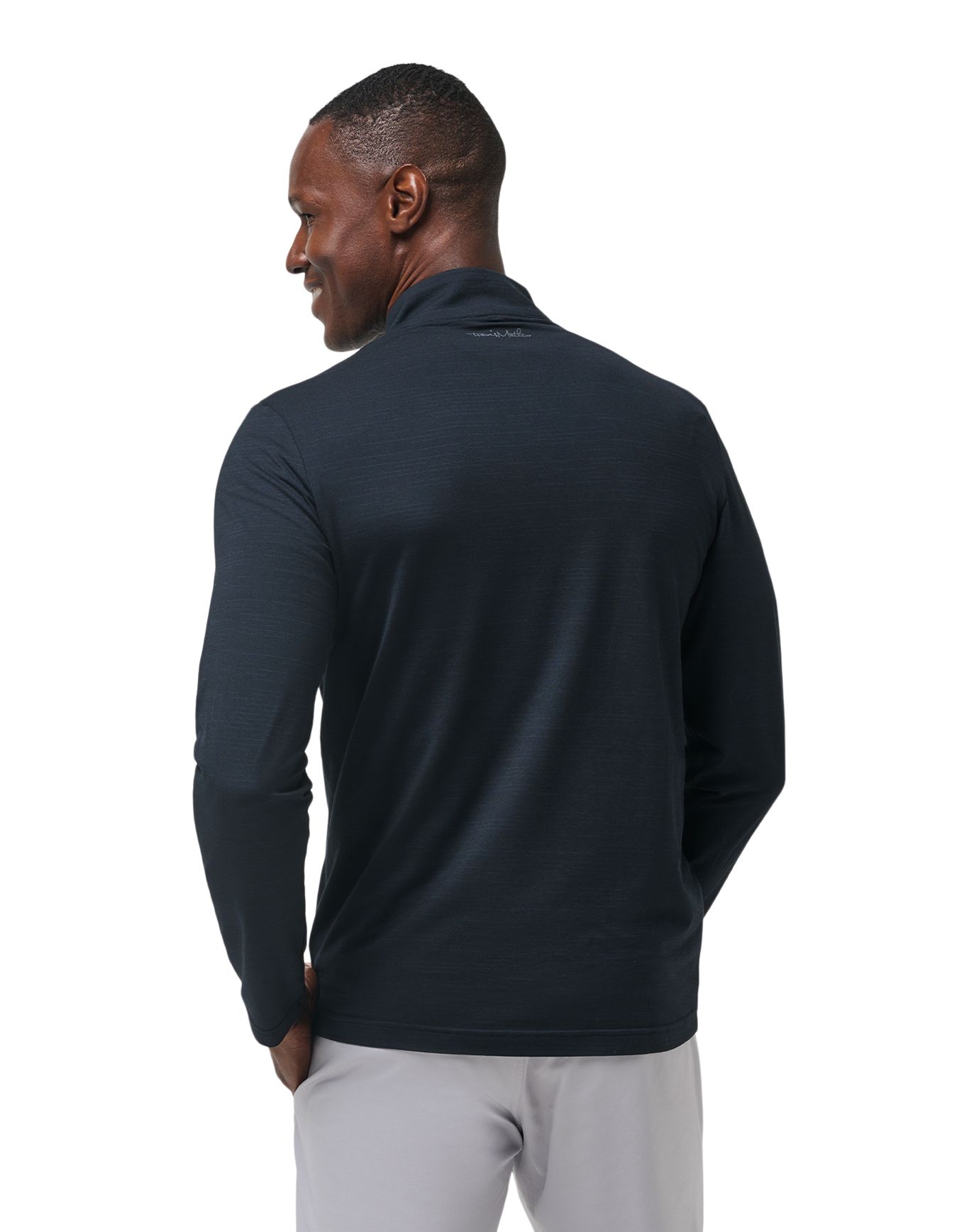 TravisMathew Men's The Heater 1/4 Zip Golf Pullover