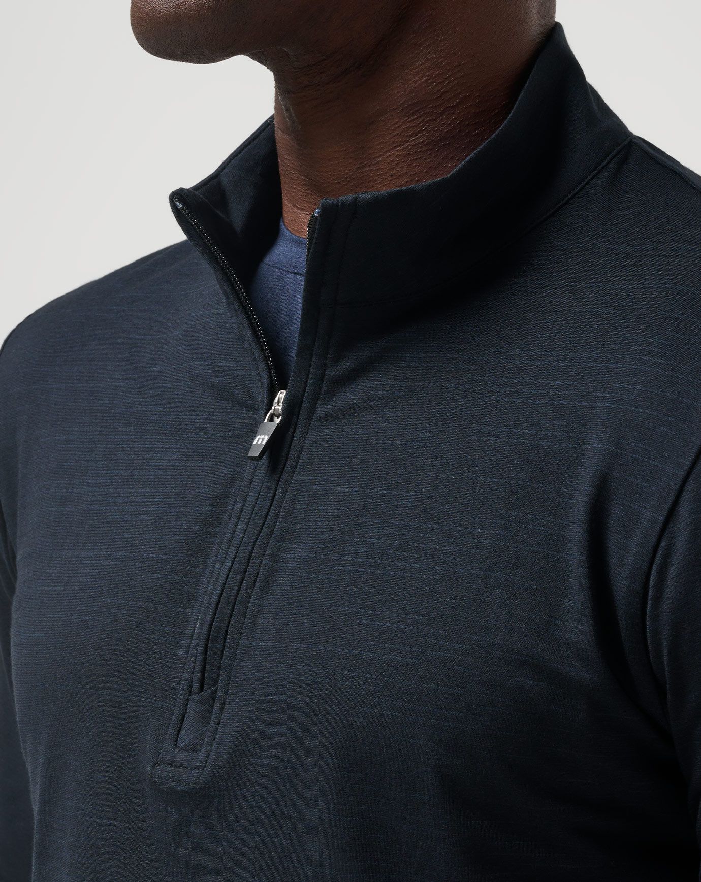 TravisMathew Men's The Heater 1/4 Zip Golf Pullover