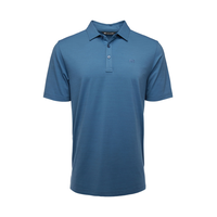 TravisMathew Men's The Heater Golf Polo Shirt Front_Flat