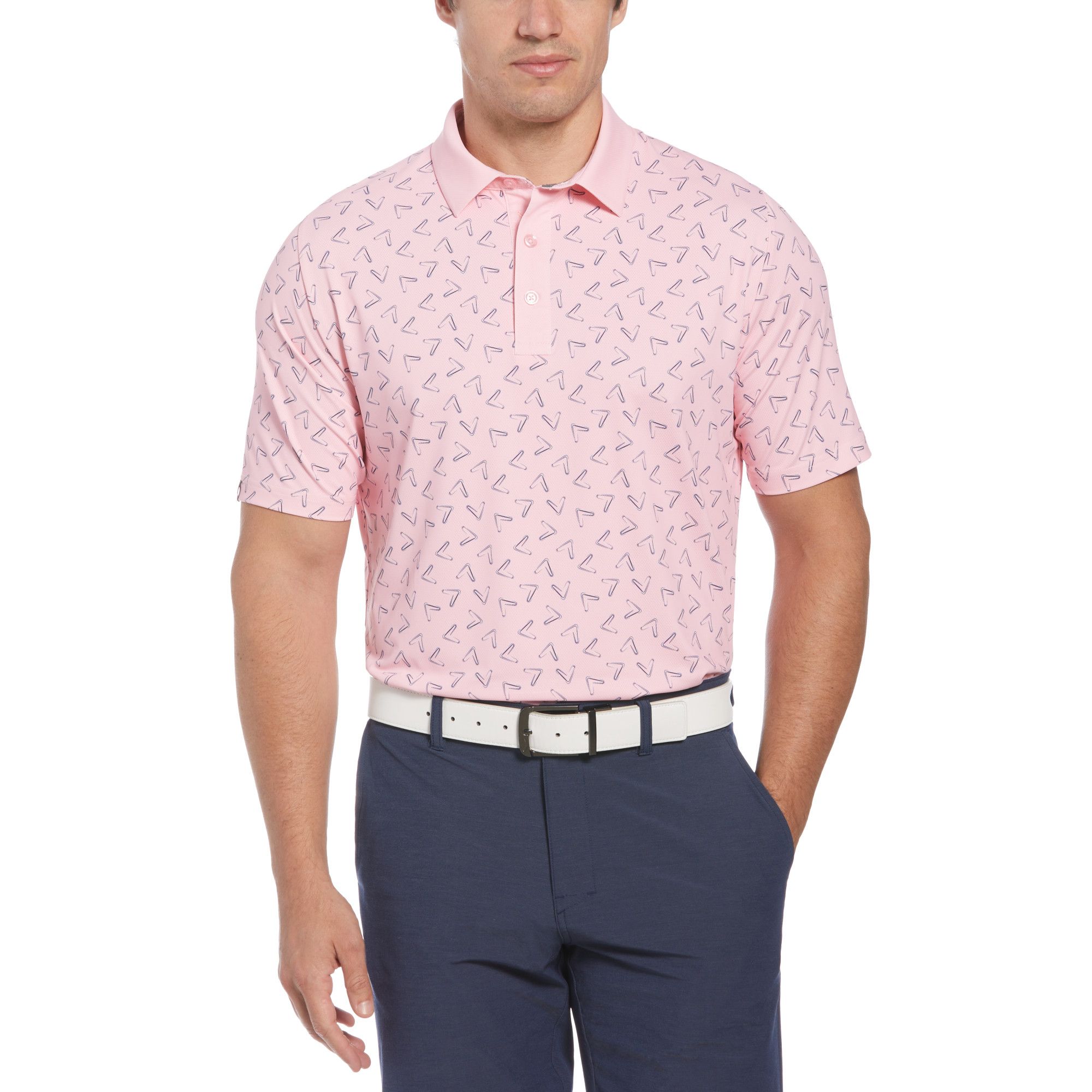 Callaway Men's Trademark Printed Polo T Shirt