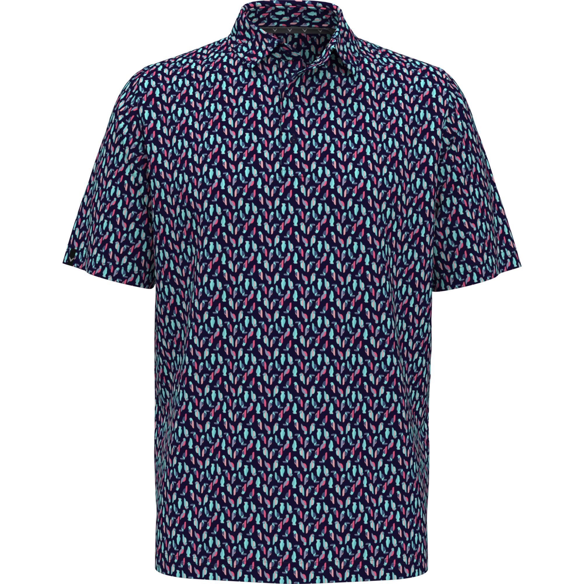 Callaway Men's Birdie/Eagle Printed Polo T Shirt