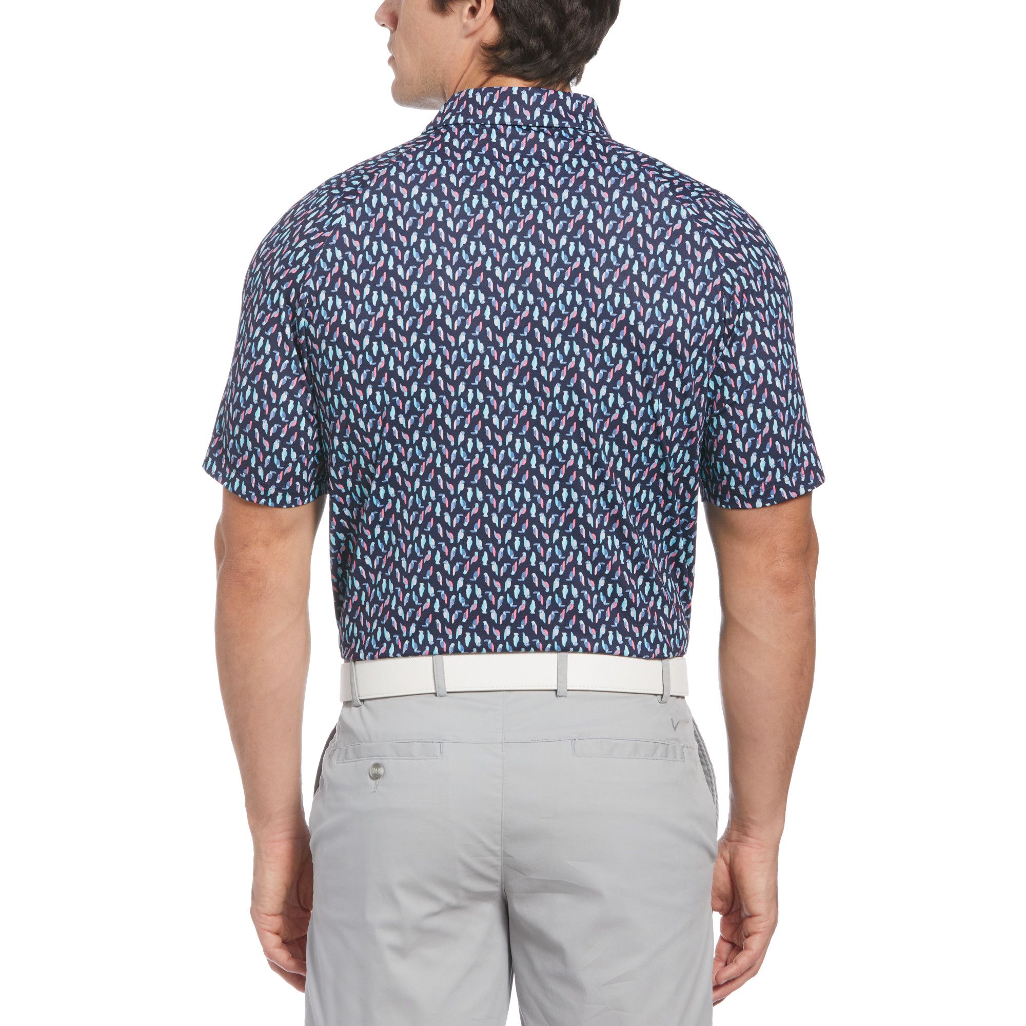 Callaway Men's Birdie/Eagle Printed Polo T Shirt