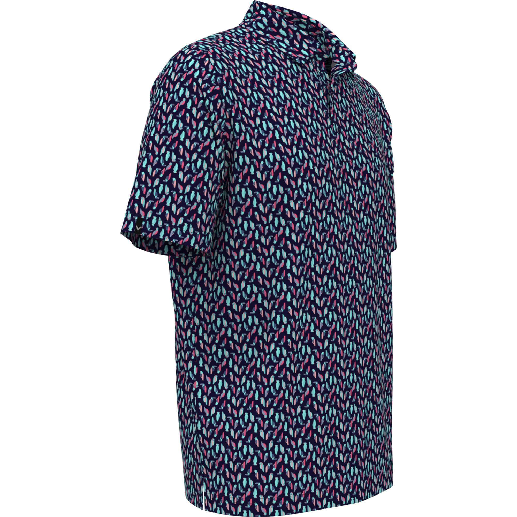 Callaway Men's Birdie/Eagle Printed Polo T Shirt