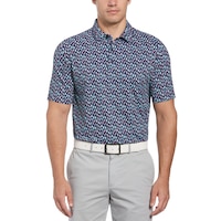 Callaway Men's Birdie/Eagle Printed Polo T Shirt Front_Flat