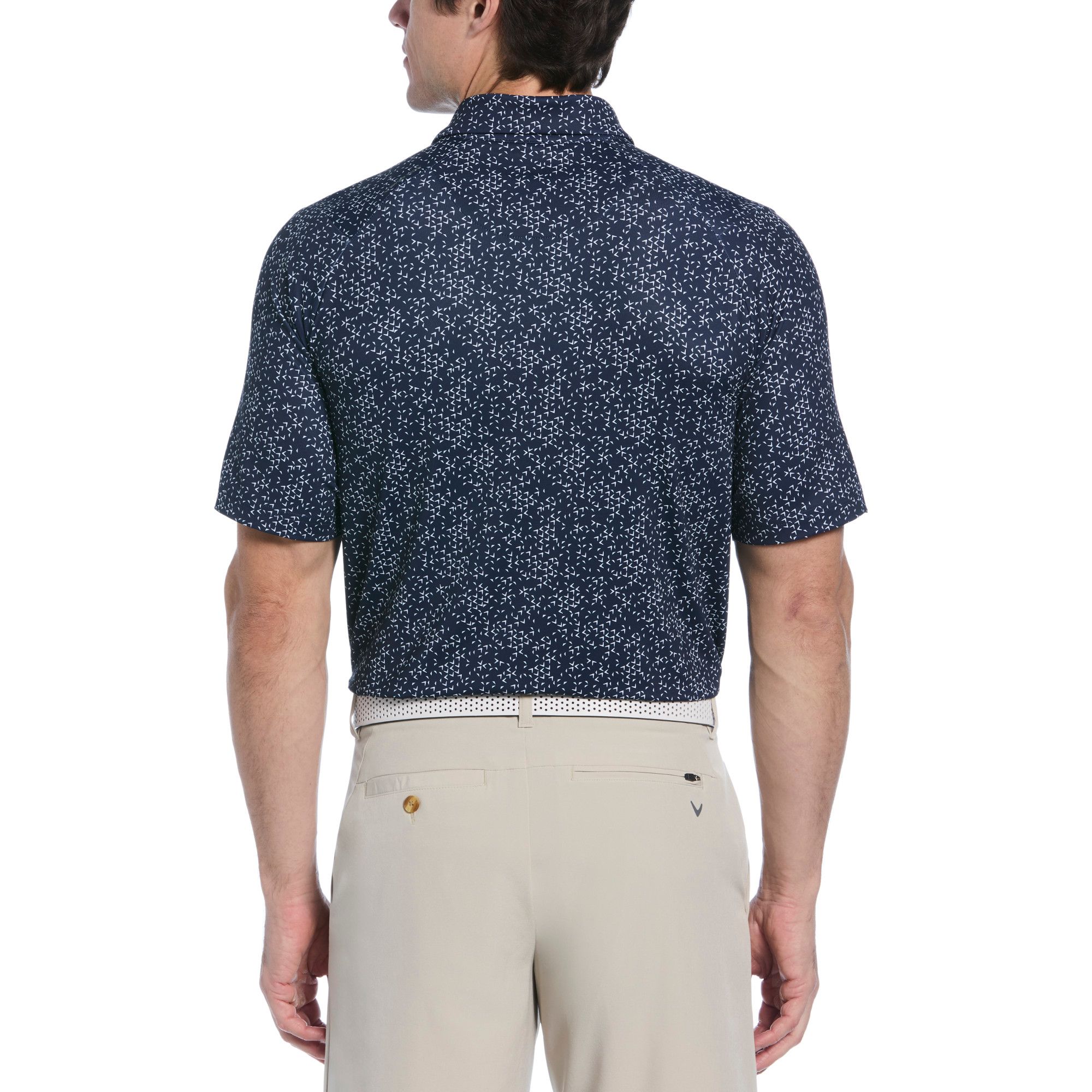 Callaway Men's Chev Printed Polo T Shirt