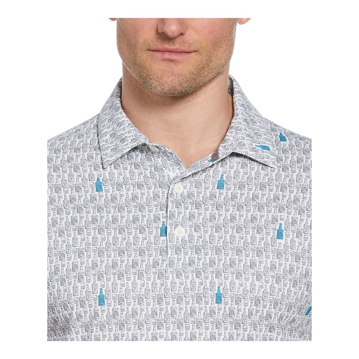 Callaway Men's Scotch Novelty Printed Polo T Shirt