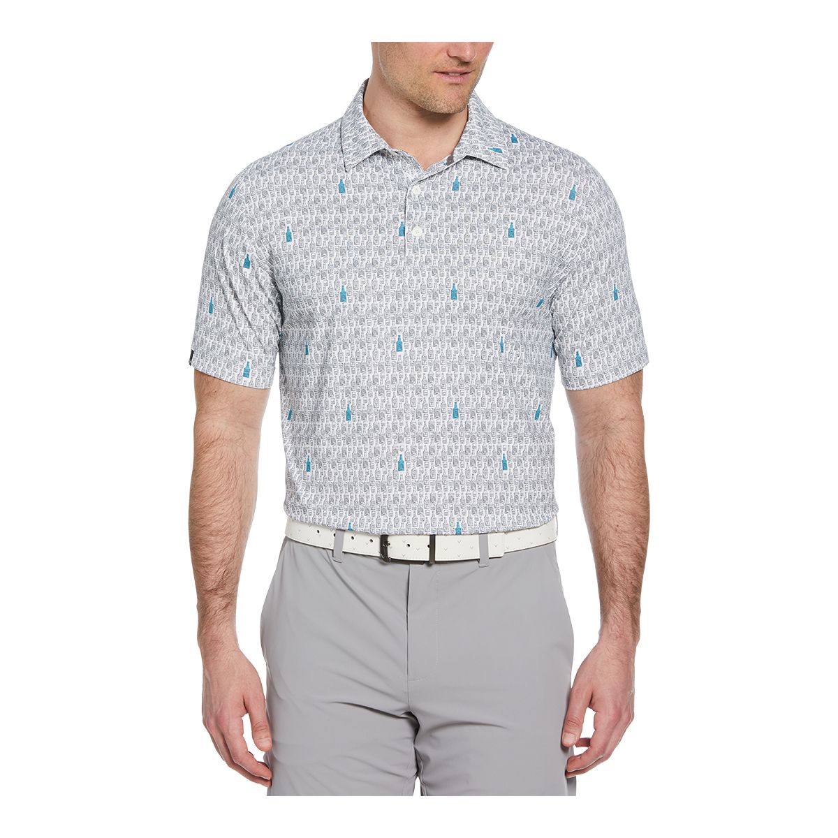 Callaway Men's Scotch Novelty Printed Polo T Shirt