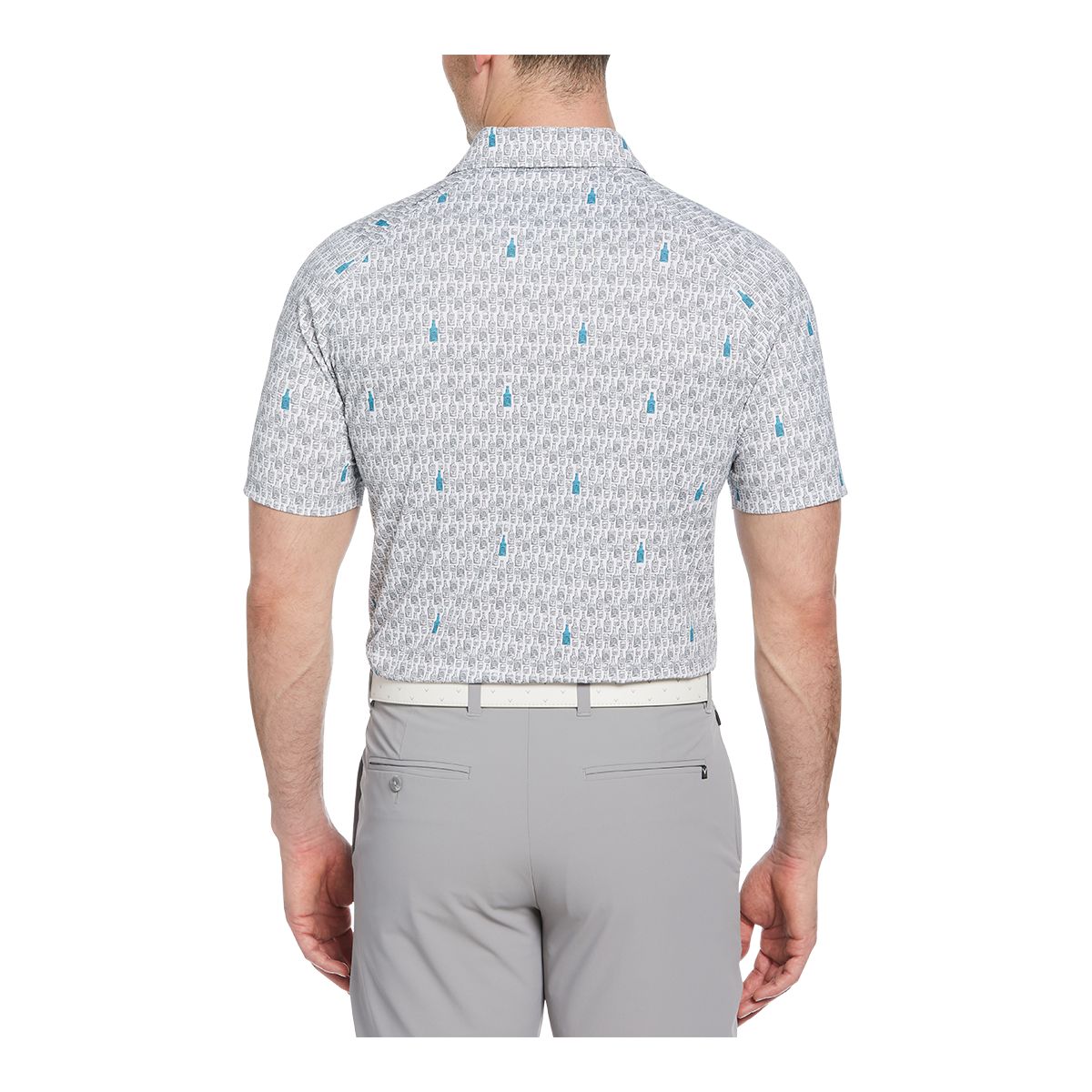 Callaway Men's Scotch Novelty Printed Polo T Shirt
