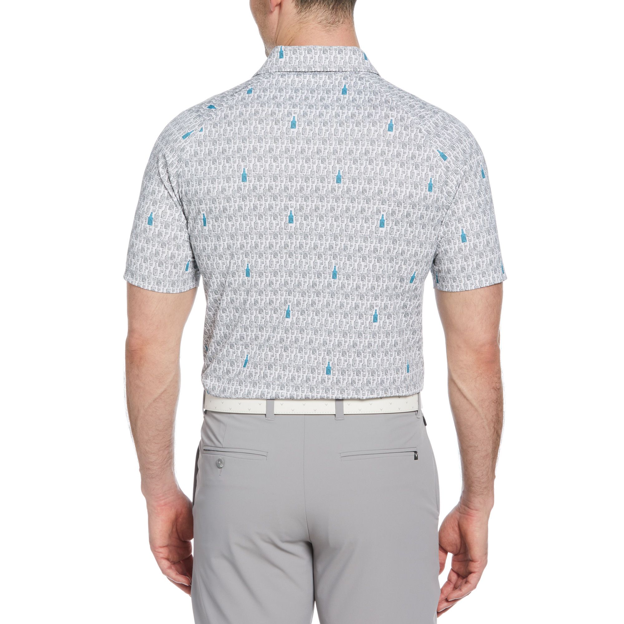 Callaway Men's Scotch Novelty Printed Polo T Shirt