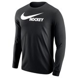 Nike Men's BCS Core Hockey Cotton Long Sleeve T Shirt Front_Three_Fourths_Angled_Left