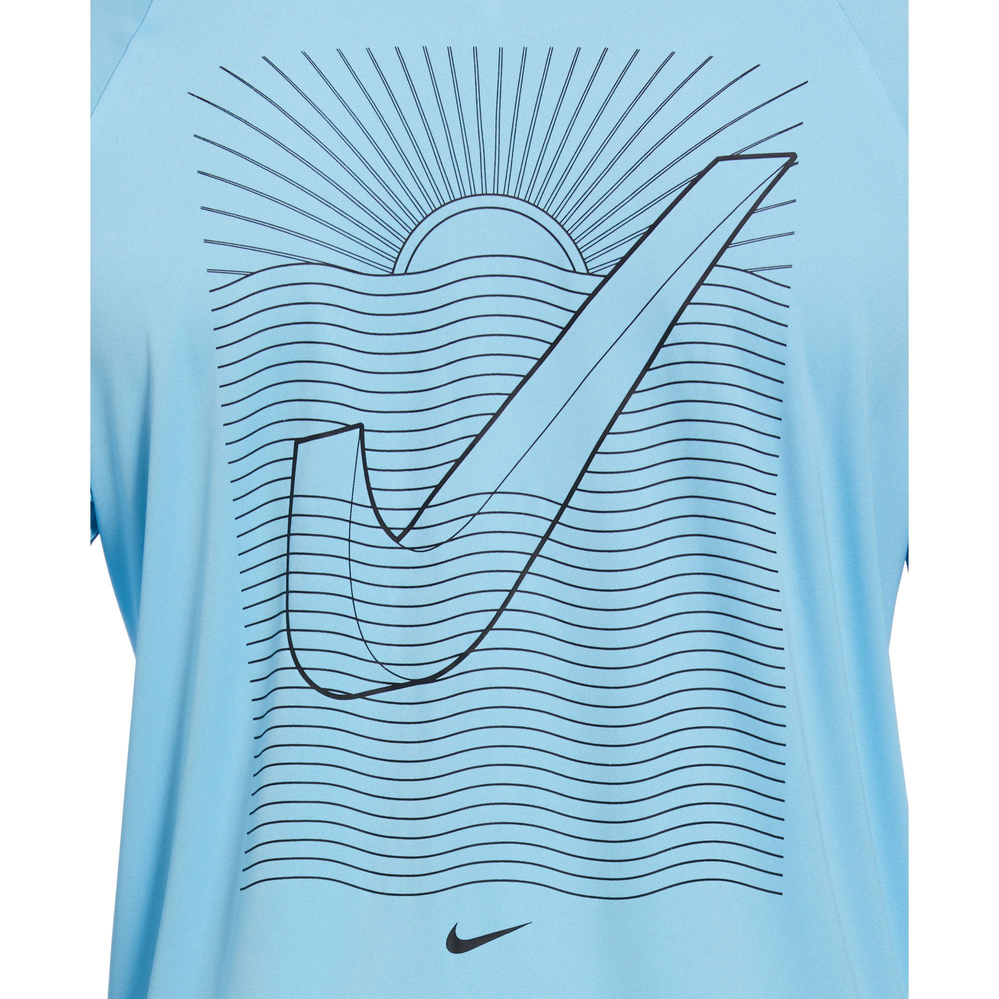 Nike Men's Swoosh At Sea Long Sleeve Hydroguard T Shirt