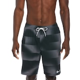 Nike Men's Water Stripe 9" Compression Volley Shorts Front_Flat