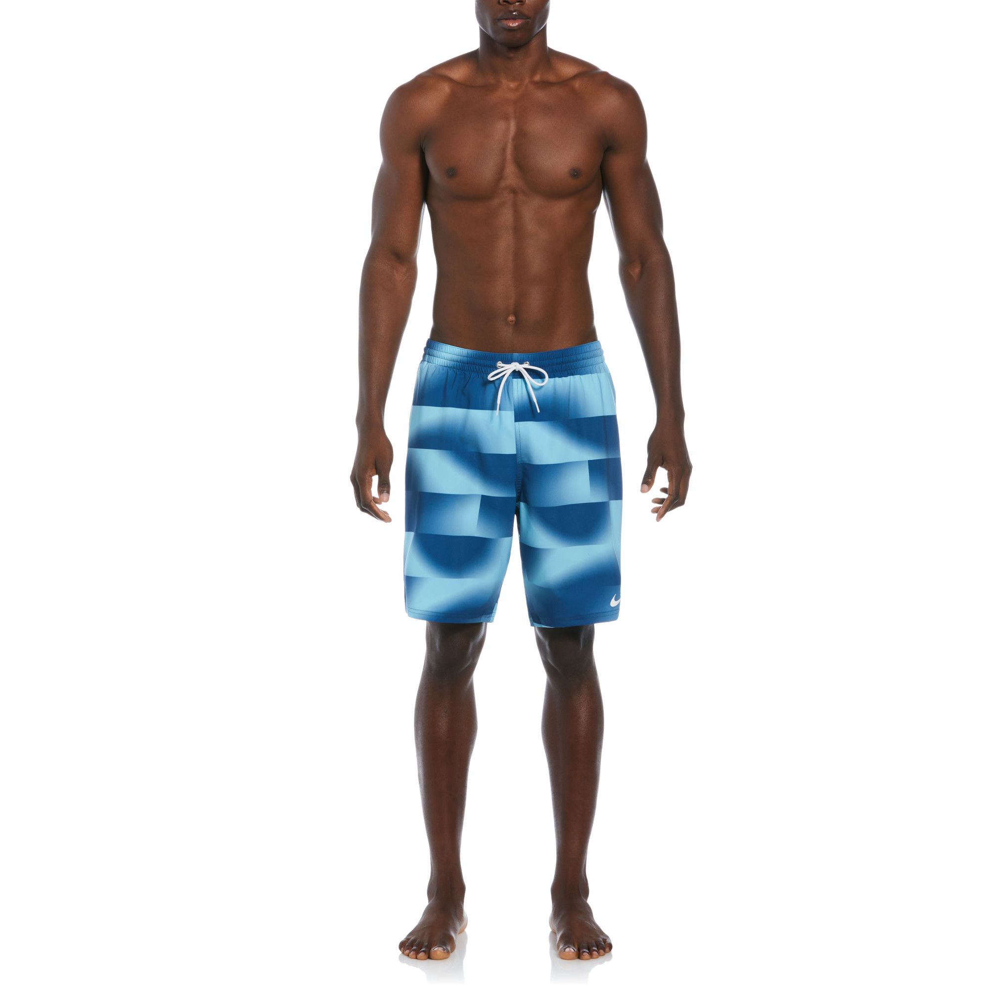 Nike Men's Water Stripe 9" Compression Volley Shorts