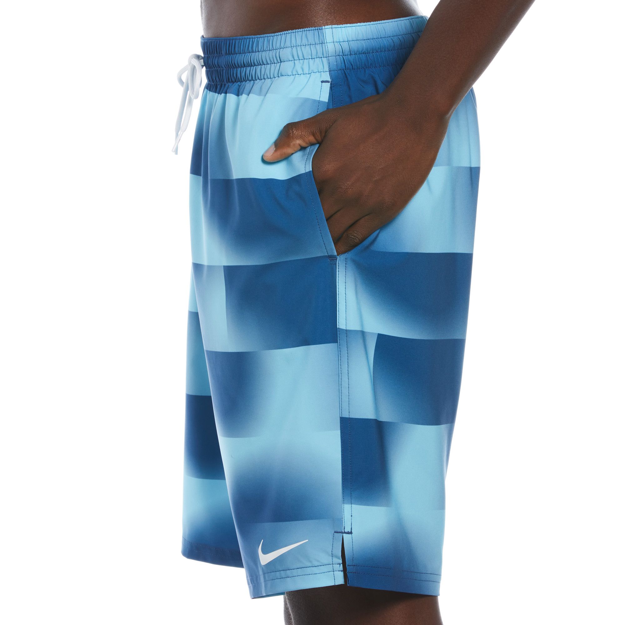 Nike Men's Water Stripe 9" Compression Volley Shorts