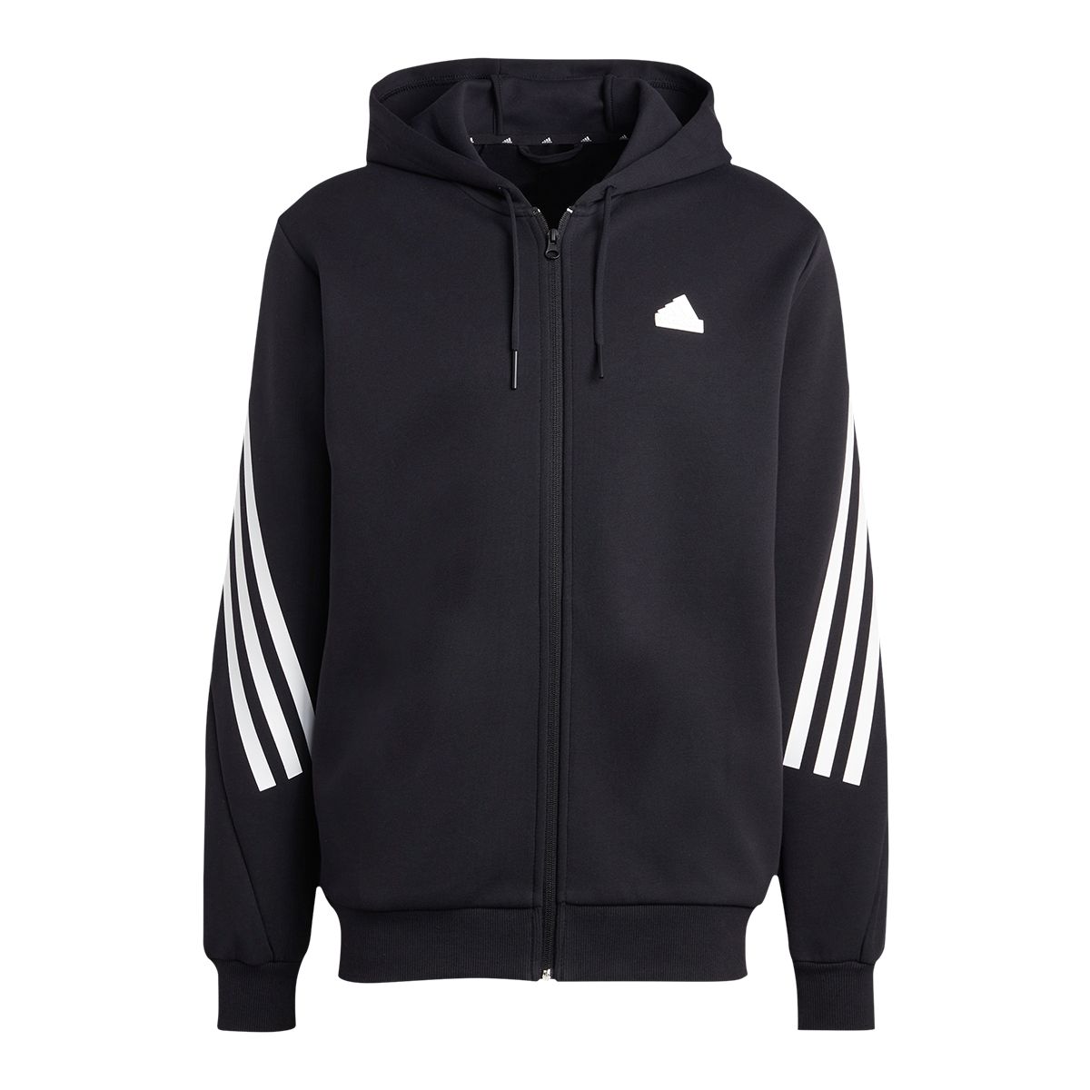 adidas Men's Future Icons 3-Stripes Full Zip Hooded Track Top