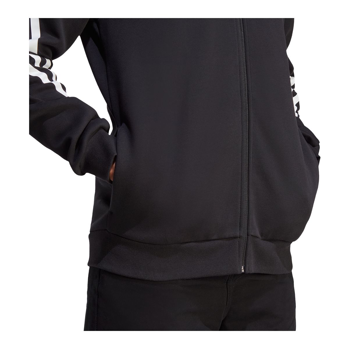 adidas Men's Future Icons 3-Stripes Full Zip Hooded Track Top