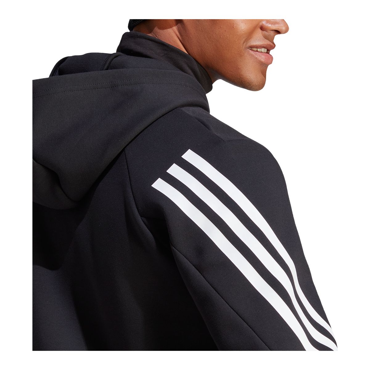 adidas Men's Future Icons 3-Stripes Full Zip Hooded Track Top