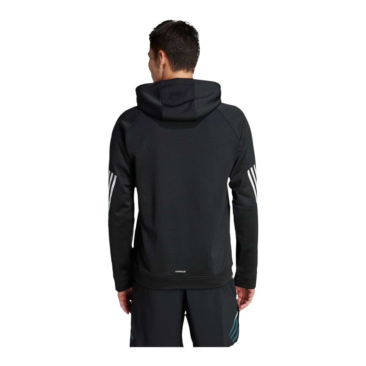adidas Men's TI 3-Stripes Hoodie Track Top