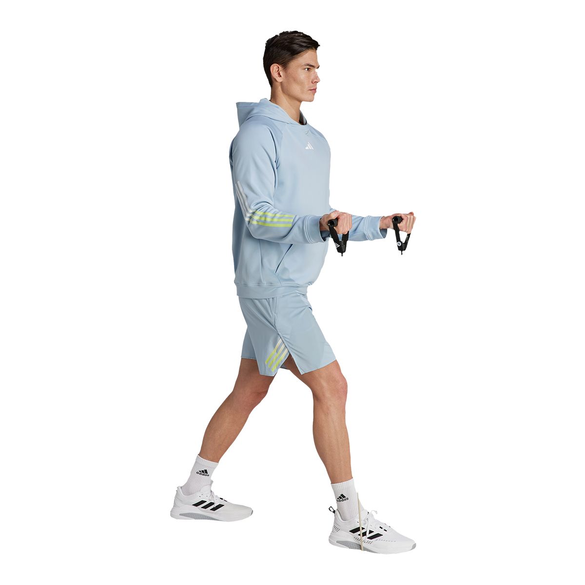 adidas Men's TI 3-Stripes Hoodie Track Top