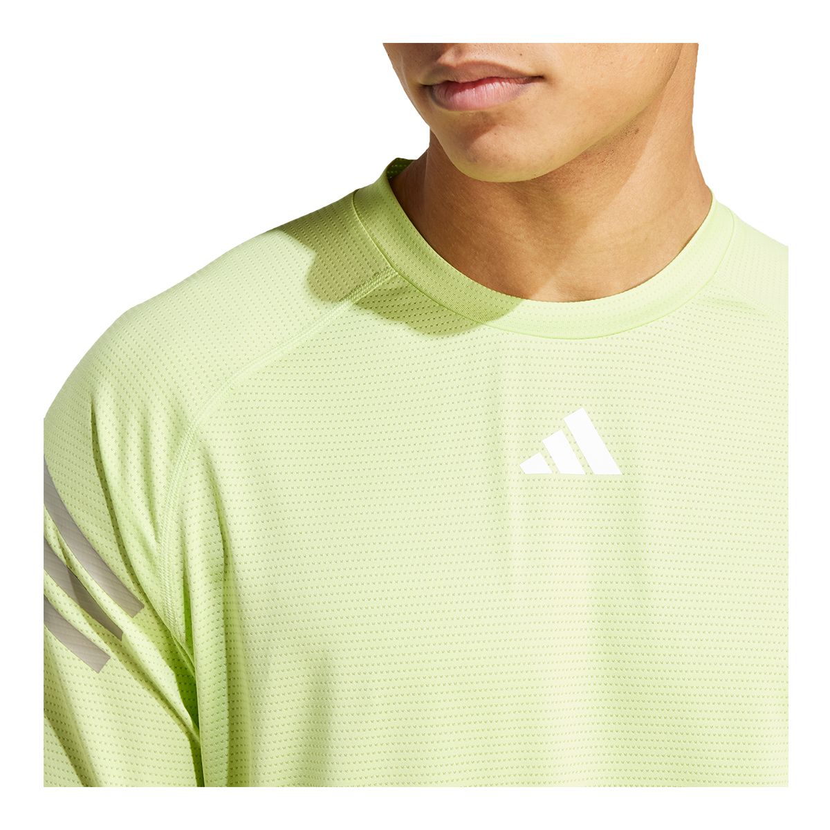 adidas Men's TI 3-Stripes T Shirt