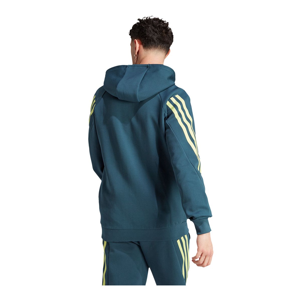 adidas Men's Future Icons 3-Stripes Full Zip Hoodie Track Top