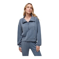 TravisMathew Women's 1/2 Zip Golf Pullover Front_Flat