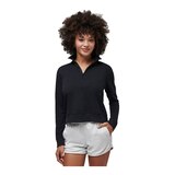 TravisMathew Women's Cloud 1/2 Zip Golf Pullover Front_Flat