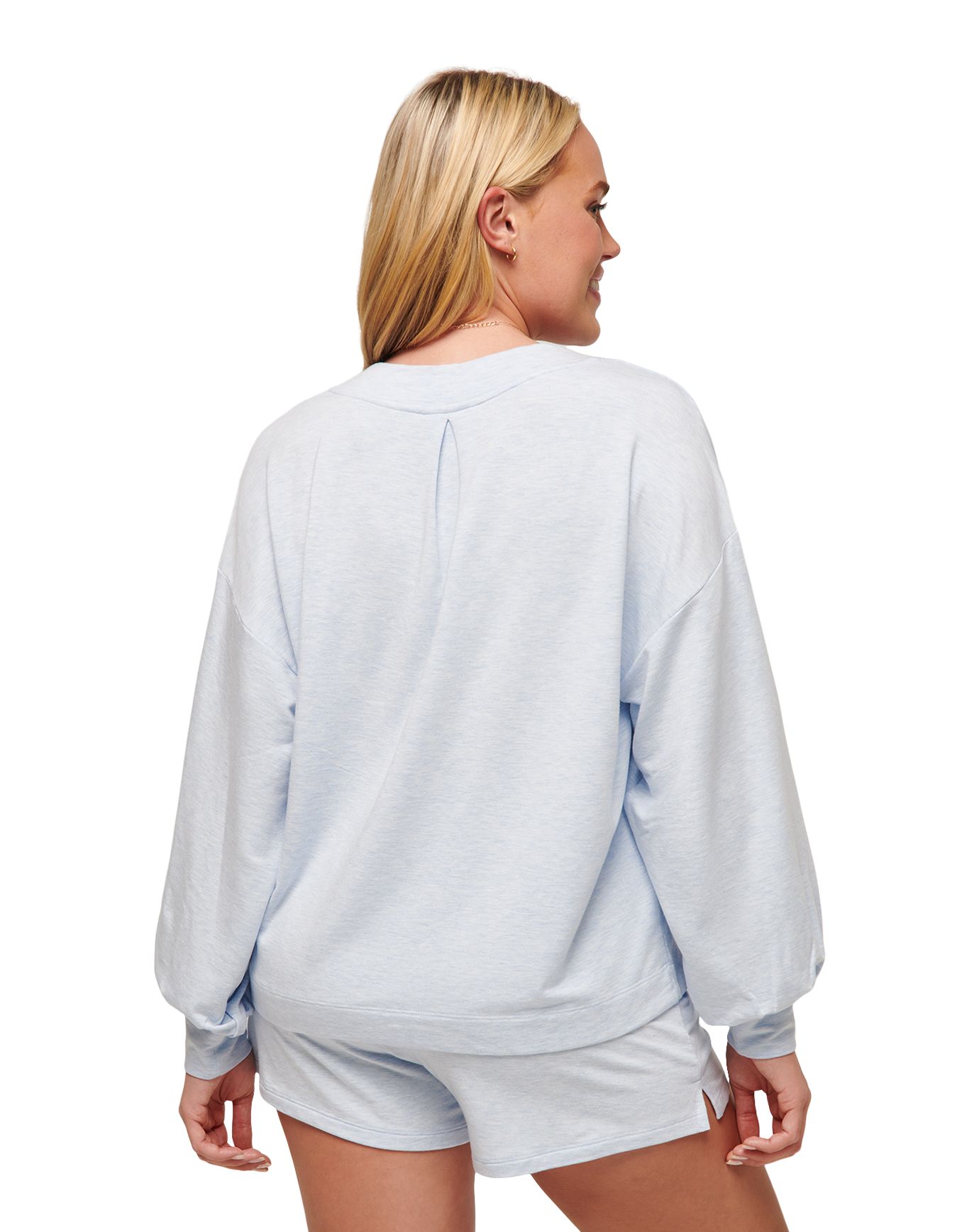 TravisMathew Women's Cloud Half Zip V-neck Golf Pullover